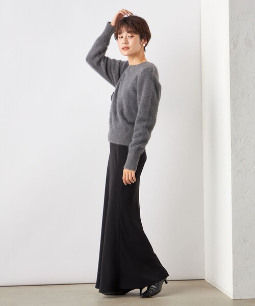 「NOLLEY'S Sophi」 長袖ニット 38 グレー レディース_画像4