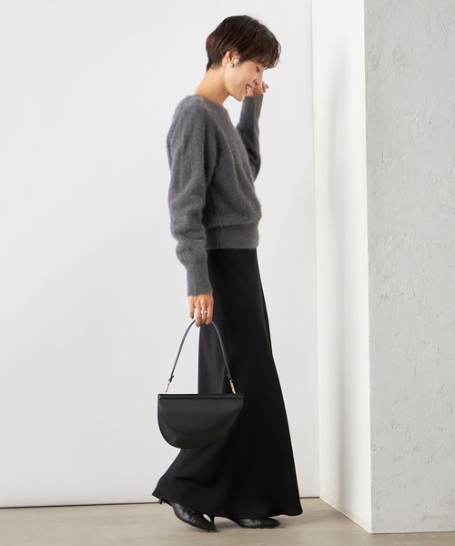 「NOLLEY'S Sophi」 長袖ニット 38 グレー レディース_画像6