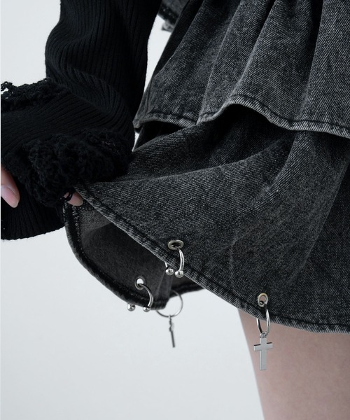 LAZYSLAY ジャンパースカート デニムチャームワンピ : ZOZOTOWN Yahoo