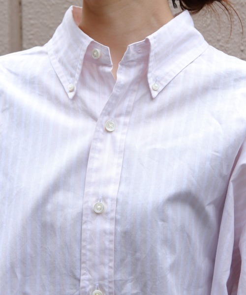 シンゾーン DADDYシャツ ブラウス マルチストライプ ボタンダウン 長袖 THE SHINZONE(ザ シンゾーン)DADDY SHIRTS MULTI(ダディシャツ マルチ