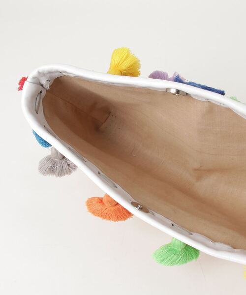 「Fatima morocco」 クラッチバッグ - ベージュ レディース_画像2