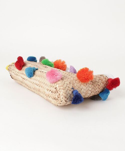 「Fatima morocco」 クラッチバッグ - ベージュ レディース_画像4