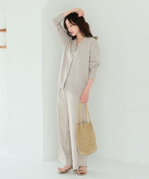 「Elura」 ニットカーディガン FREE ブラック レディース_画像3