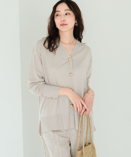 「Elura」 ニットカーディガン FREE ブラック レディース_画像4