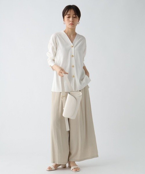 「Elura」 ニットカーディガン FREE ブラック レディース_画像5