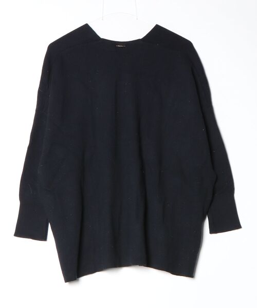 【極美品】MUSE de Deuxieme classe ニット クルーネック MUSE de Deuxieme Classe 「MUSE classe」 長袖ニット - ネイビー