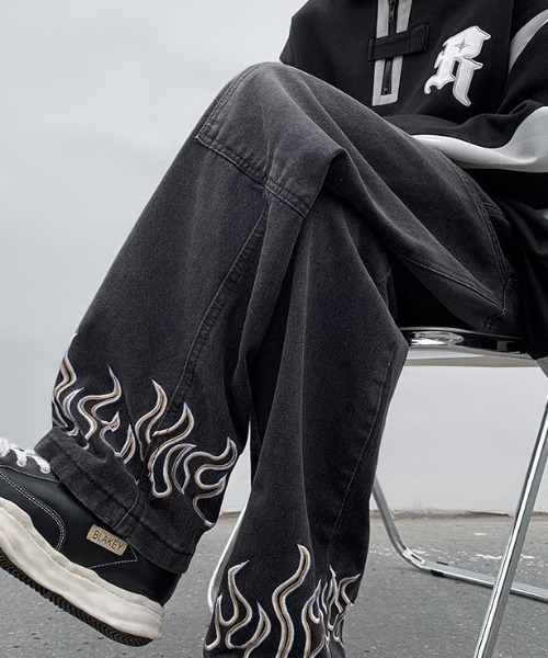 「MGV」 デニムパンツ LARGE ブラック メンズ_画像6