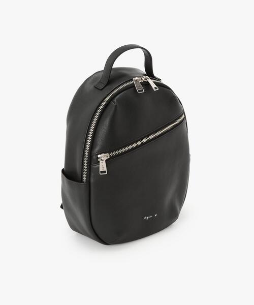 【極美品】agnes b./リュック/ナイロン/BLK/無地/NS24-03 agnes b.（アニエスベー） デイバック リュック ナイロン スモール