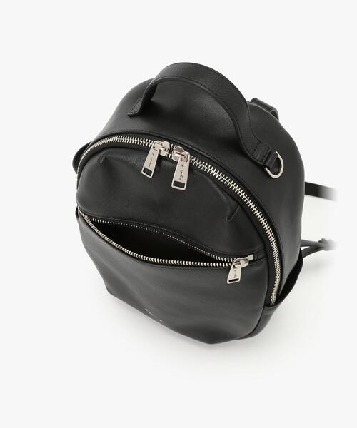 限定値引　アニエスベー　レザー　リュック　ブラック agnes b.（アニエスベー） リュック FREE ブラック レディース