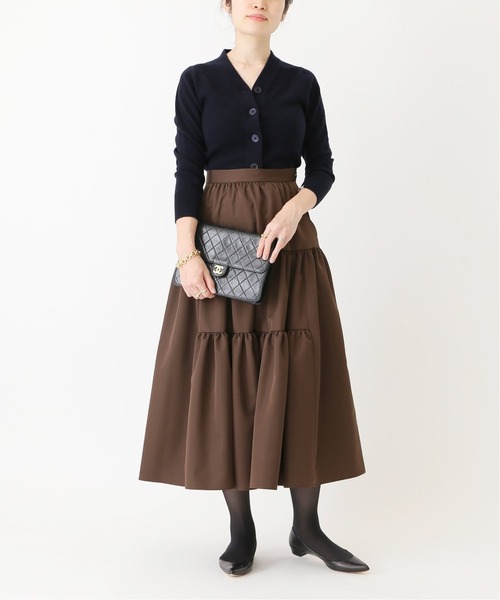 「VERMEIL par iena」 ロングスカート 36 ブラウン レディース_画像2