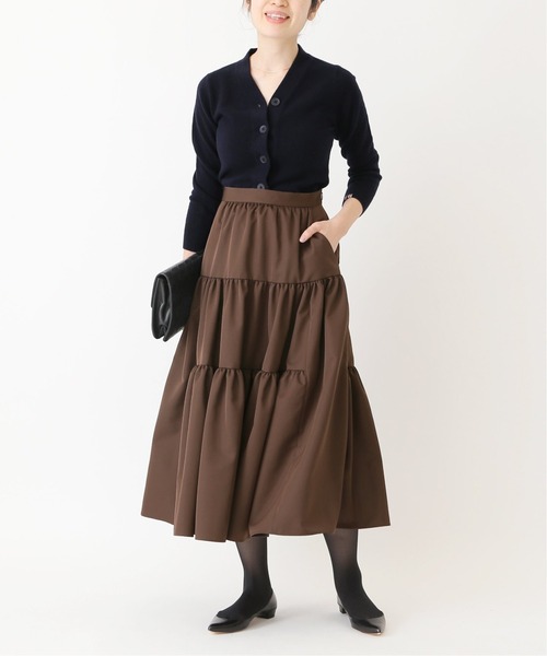 「VERMEIL par iena」 ロングスカート 36 ブラウン レディース_画像3