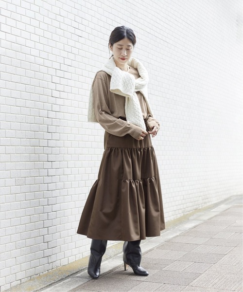 「VERMEIL par iena」 ロングスカート 36 ブラウン レディース_画像8