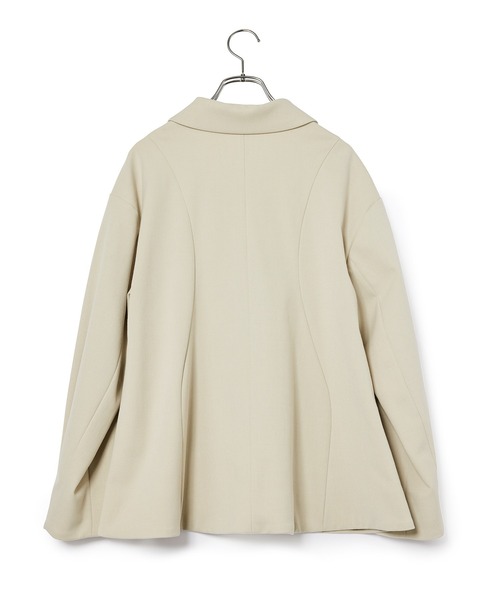 【さらにお値下げしました】ADAM ET ROPE グレー ノーカラージャケット セール】リラクシージャケット（ノーカラージャケット）｜ADAM ET ROPE