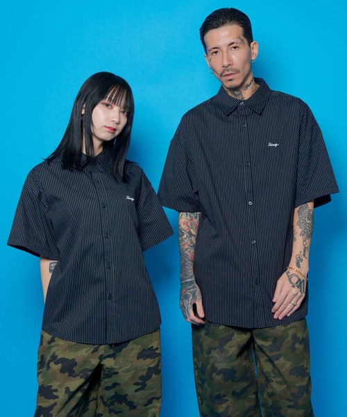 Subciety（サブサエティ） シャツ Essential stripe shirt メンズ
