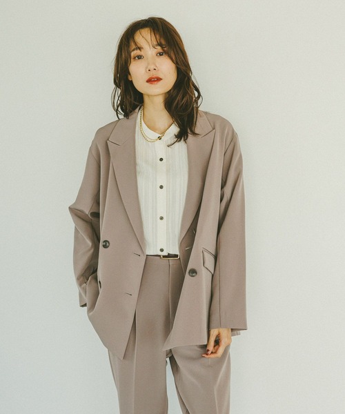 GLOBAL WORK（グローバルワーク） テーラードジャケット LARGE モカ