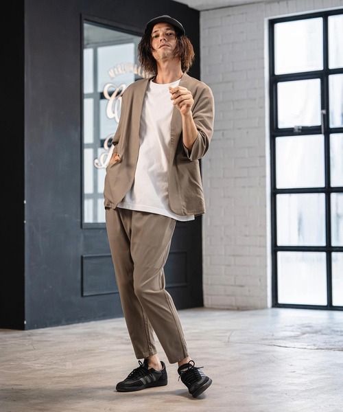 CAMBIO（カンビオ） ジャケット ノーカラージャケット メンズ