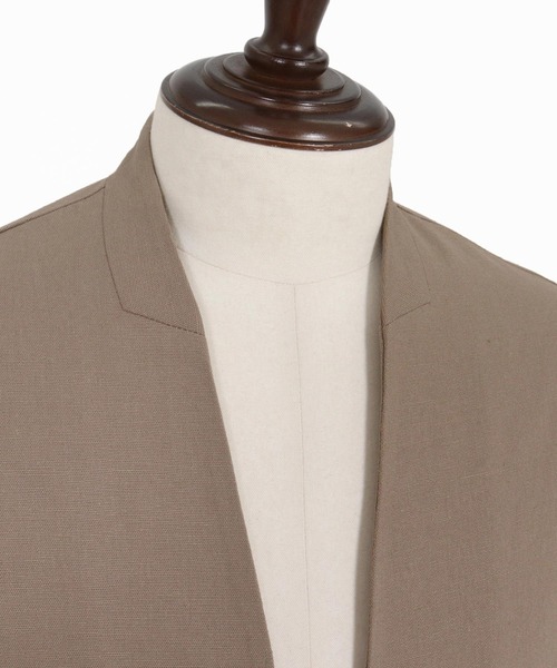 CAMBIO（カンビオ） ジャケット ノーカラージャケット メンズ