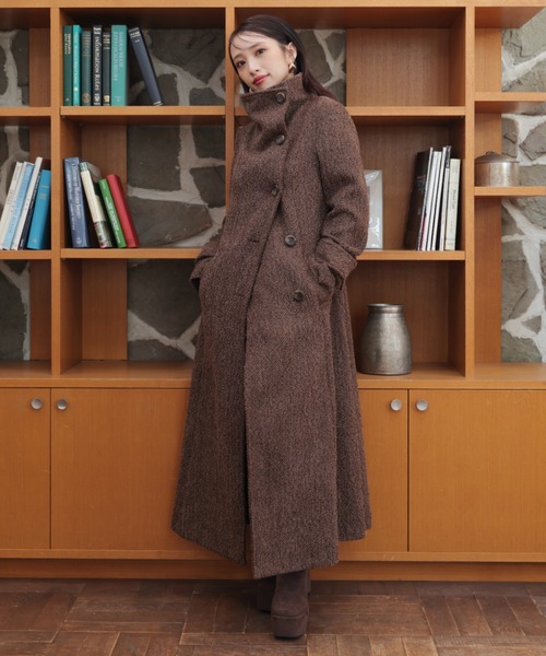 rienda（リエンダ） ステンカラーコート MEDIUM ライトベージュ