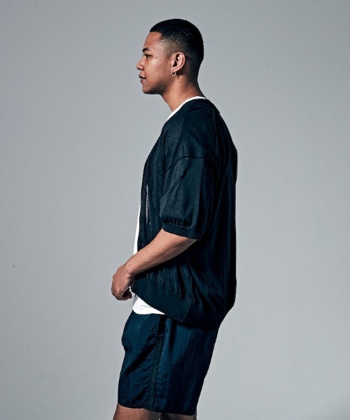 「penguin BY MUNSINGWEAR」 ニットカーディガン L ネイビー メンズ_画像3