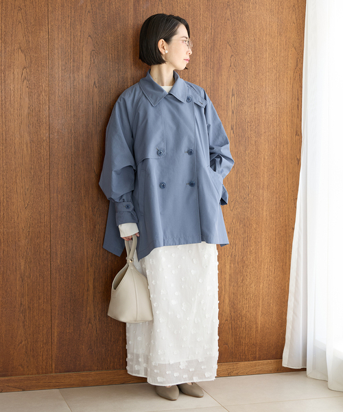 IENA（イエナ） スカート フラワージャガードタックスカート