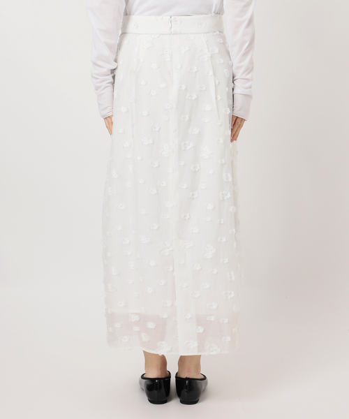 美品✨IENA フラワー ジャガード ボリューム フレアスカート 36 IENA（イエナ）の「《追加予約》IENA LA BOUCLE フラワージャガード