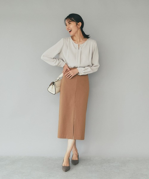 「RIVE DROITE」 タイトスカート 36 アイボリー レディース_画像4