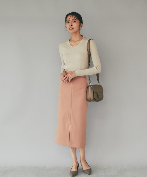 「RIVE DROITE」 タイトスカート 36 アイボリー レディース_画像6