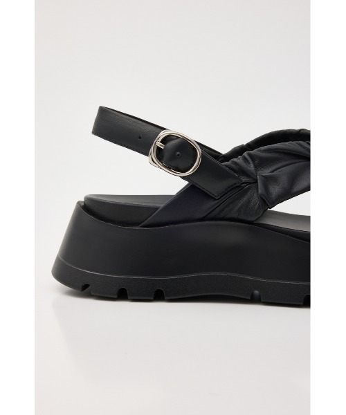 「STACCATO」 ヒールサンダル 23cm ブラック レディース_画像8