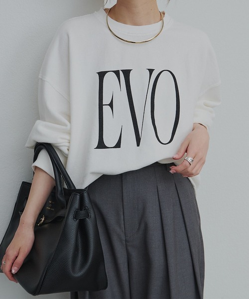 pual ce cin tシャツ ビッグロゴ裏毛スウェット レディース : ZOZOTOWN