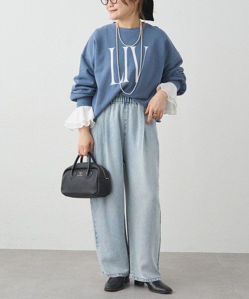 pual ce cin tシャツ ビッグロゴ裏毛スウェット レディース : ZOZOTOWN 
