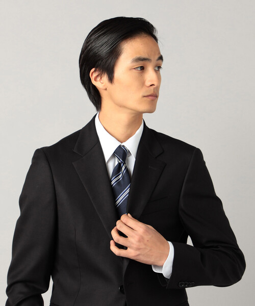 COMME CA MEN（コムサメン） ネクタイ 入学式 卒業式 レジメンタル