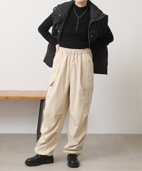 「RAY CASSIN」 カーゴパンツ FREE カーキ レディース_画像3