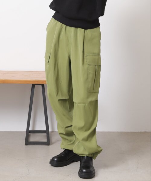 「RAY CASSIN」 カーゴパンツ FREE カーキ レディース_画像6