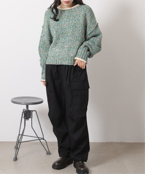 「RAY CASSIN」 カーゴパンツ FREE カーキ レディース_画像9