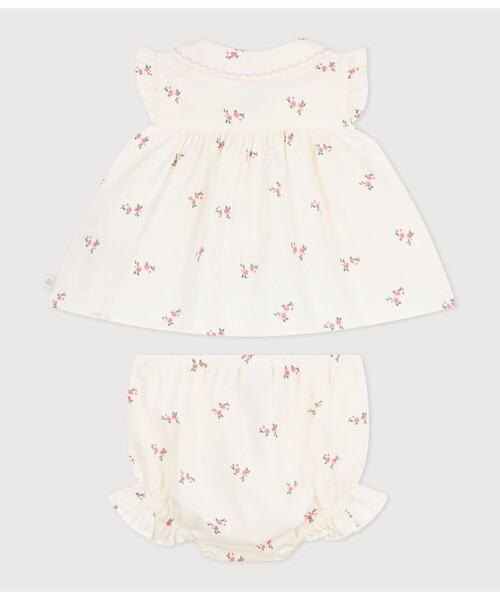 ブラウス シャツ フラワープリント ベビー２点セット キッズ 子供服の画像
