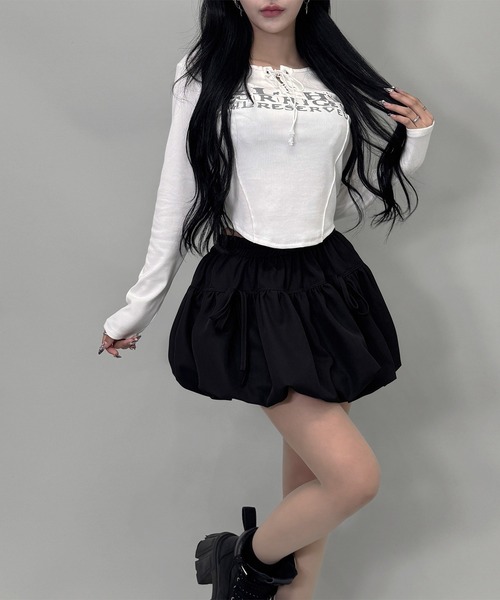 「FOLLOWIN」 キュロット MEDIUM ホワイト レディース_画像8