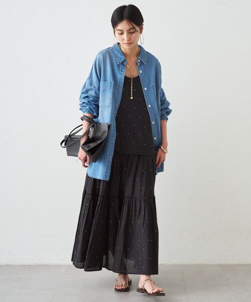 週末お値下げ★Loungedress ラウンジドレス キャミワンピース XS PUFRILL/パフリル】キャミワンピース | LOUNGEDRESS(ラウンジドレス