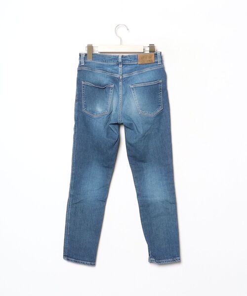 「D.M.G.」 スキニーデニムパンツ SS ネイビー レディース_画像2