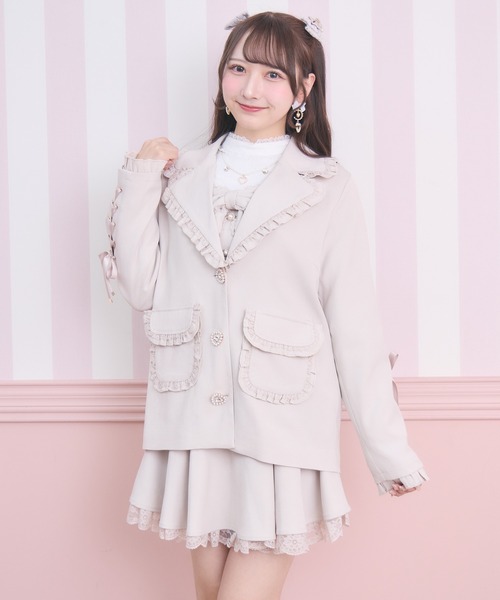 レディースセットアップ rojita セットアップ ピンク ROJITA