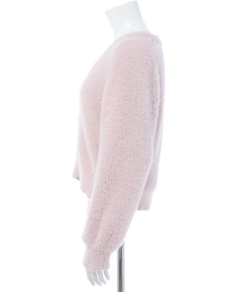 「INGNI」 ニットカーディガン M ライトグレー レディース_画像3