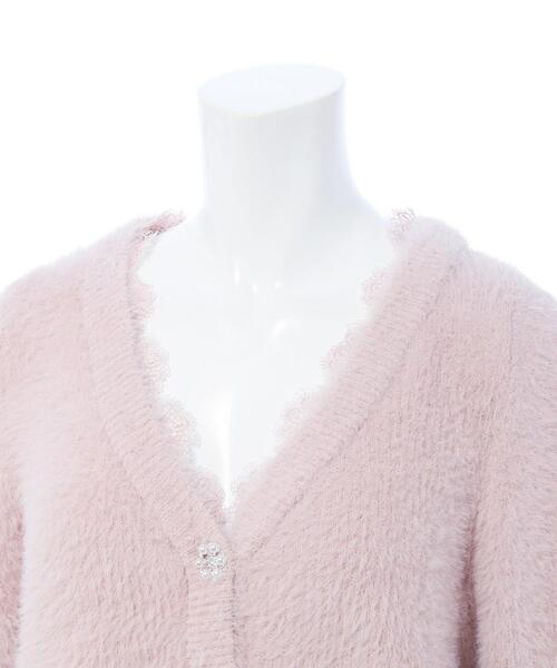 「INGNI」 ニットカーディガン M ライトグレー レディース_画像5