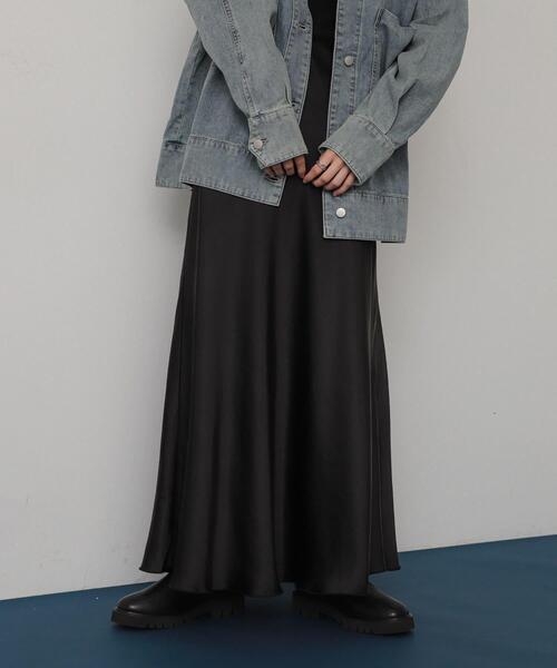 「SENSE OF PLACE by URBAN RESEARCH」 ロングスカート TALL アイボリー レディース_画像3