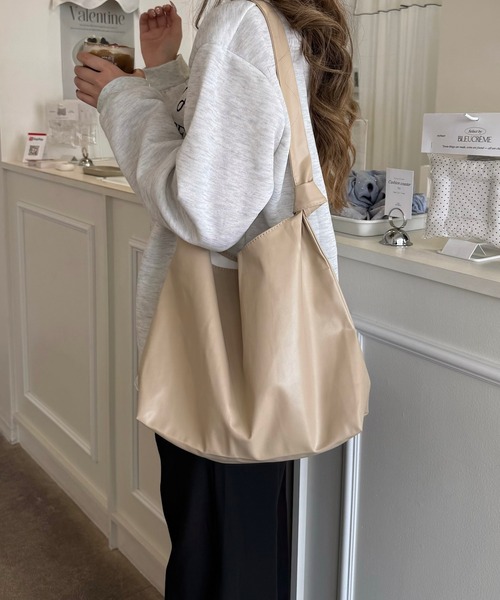 shopnikoniko（ショップにこにこ） ショルダーバッグ バッグ 合成皮革