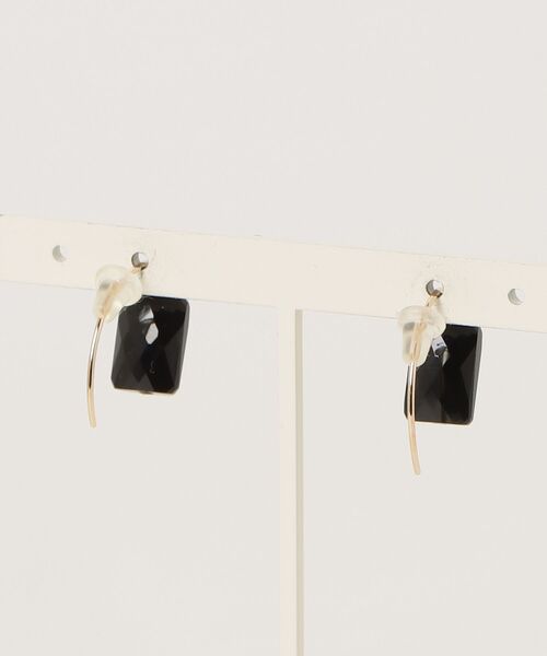 「anq.」 ピアス（両耳用） ONE SIZE ブラック レディース_画像2