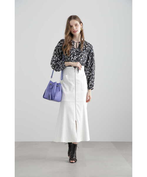 「PINKY&DIANNE」 長袖ブラウス 38 ブラック系その他 レディース_画像3