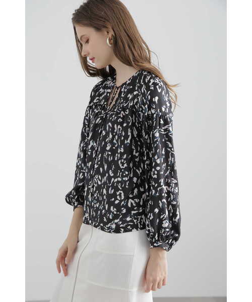 「PINKY&DIANNE」 長袖ブラウス 38 ブラック系その他 レディース_画像7