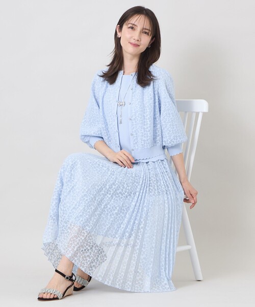 TO BE CHIC（トゥー ビー シック） tシャツ ジャカードレースコンビ 