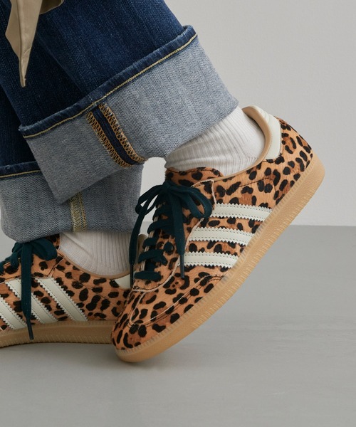 adidas（アディダス） スニーカー 「adidas」SAMBA OG W レオパード