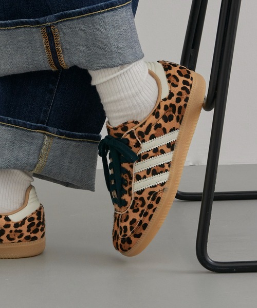 adidas（アディダス） スニーカー 「adidas」SAMBA OG W レオパード