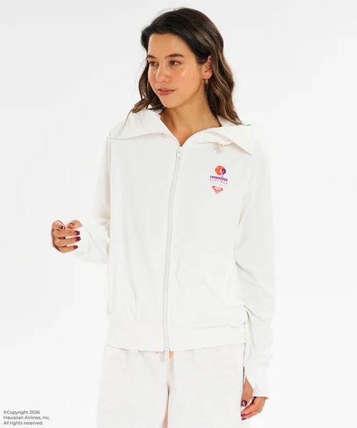 パーカー ROXY/ロキシー HAWAIIAN AIRLINES PARKA コラボパーカー ラッシュガード RLY262020 UT レディースの画像